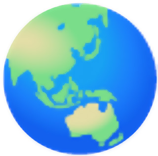 Graphic of small globe