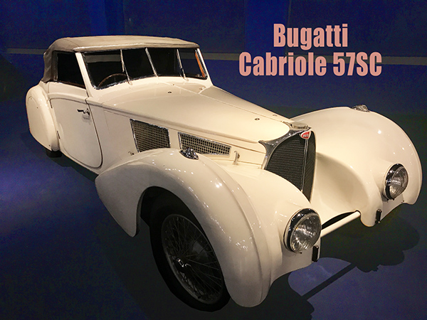 photo of rare Bugatti Cabriole