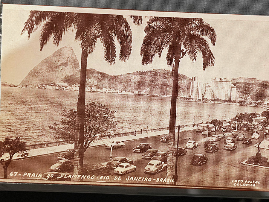 Antique photos of Rio from an art book in Deo’s home 