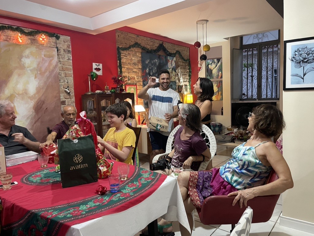 Christmas lunch with Deolinda’s family. Rio de Janeiro. 